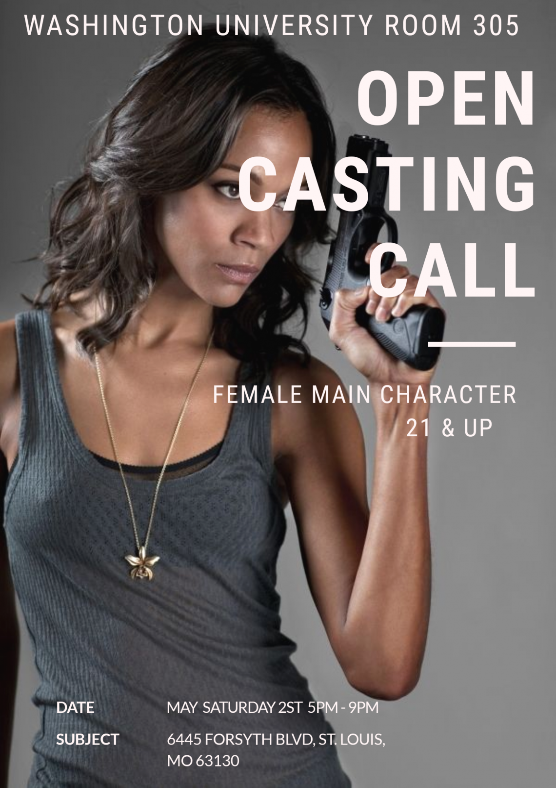Open casting call feature film movie