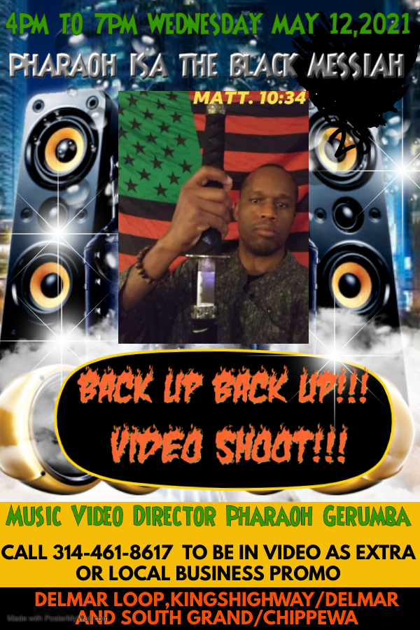 St.louis’ Pharaoh Isa The Blackmessiah Backup, backup Video Shoot