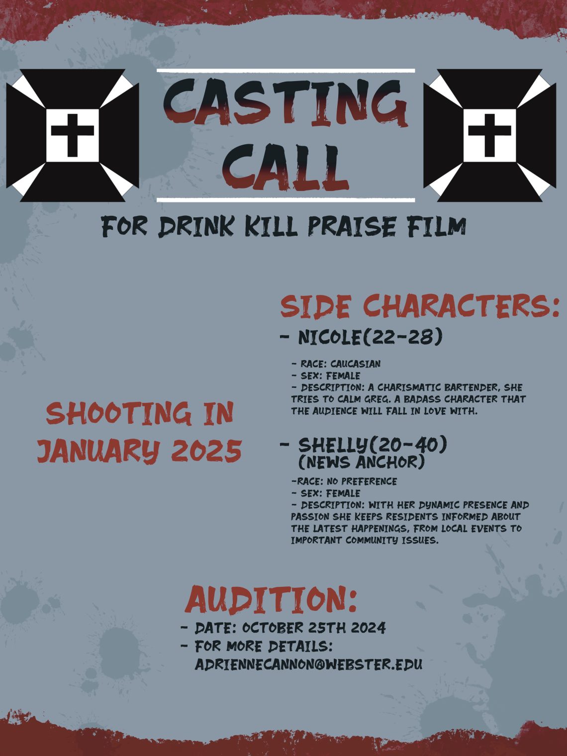 Casting Call for Drink Kill Praise