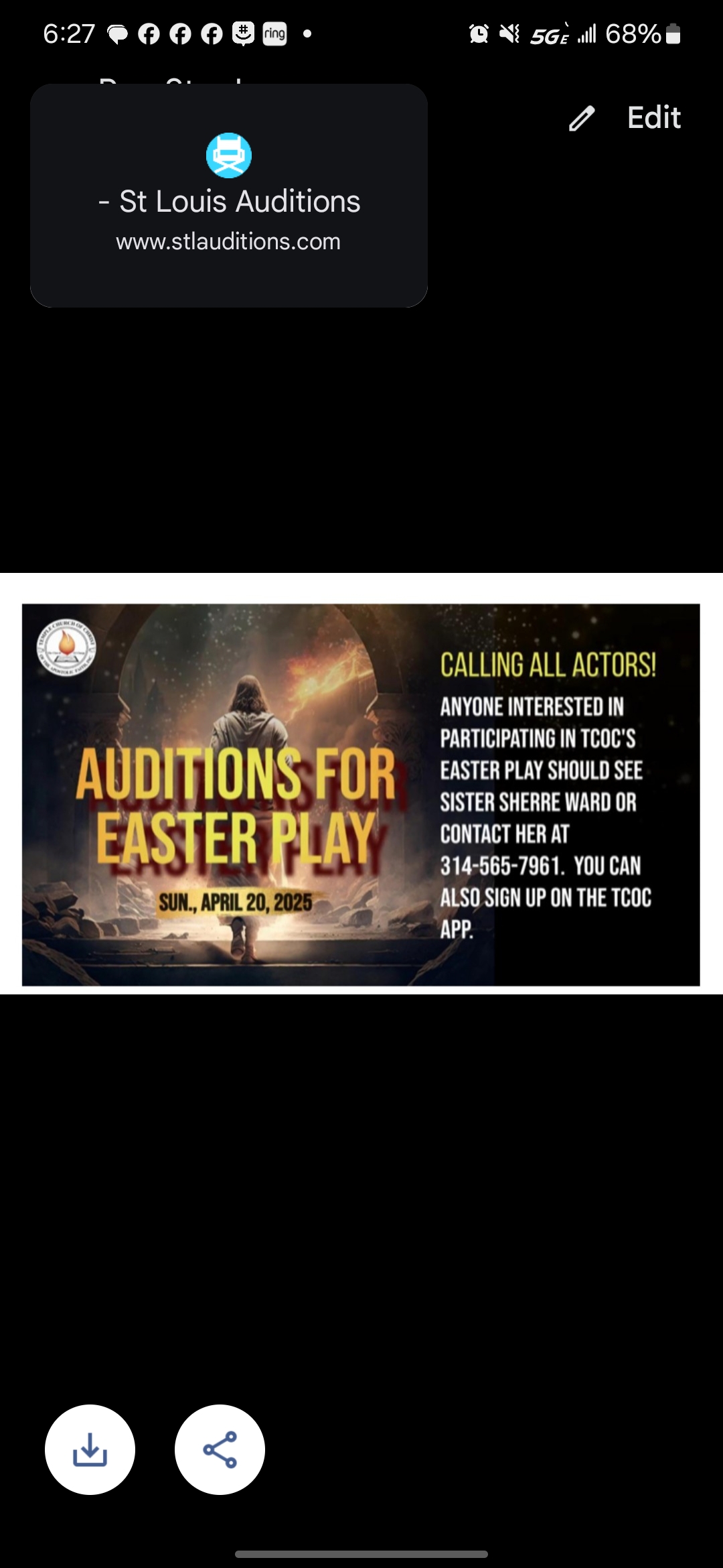 Resurrection production